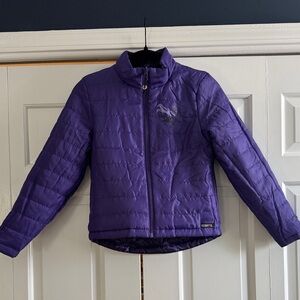 Kids Ride the Wind Reversible Quilted Riding Jacket